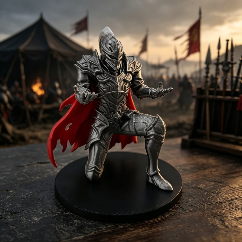 3D Printing Knight Armor - 3D Printed Armored Knight Figure Desk