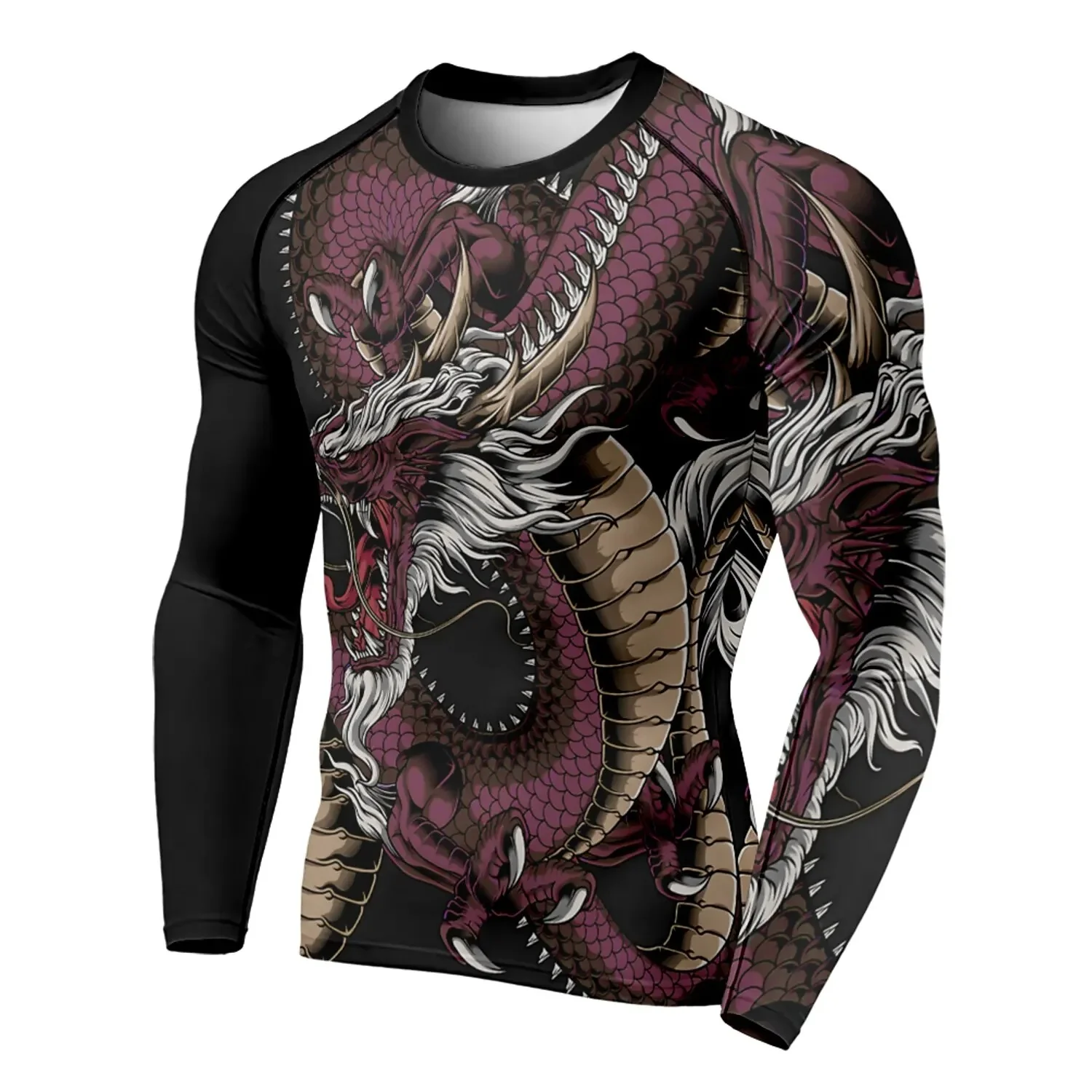 3D Printing Dragon - 2026 autumn/winter men's matching long sleeved