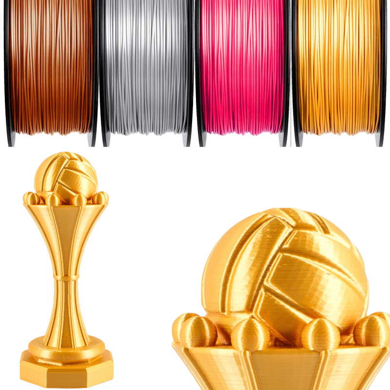Geeetech 1kg 1.75mm Silk PLA F - Abs Filament Spool review and price