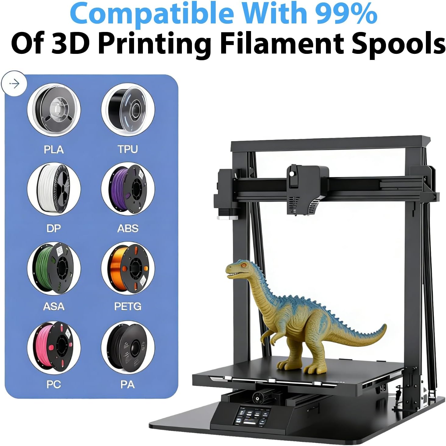 Upgraded 3D Printer Black Fila - Abs Filament Spool review and price