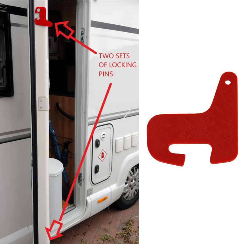 1pc Caravan Security Door Lock - 3D Printing Model Free review and price