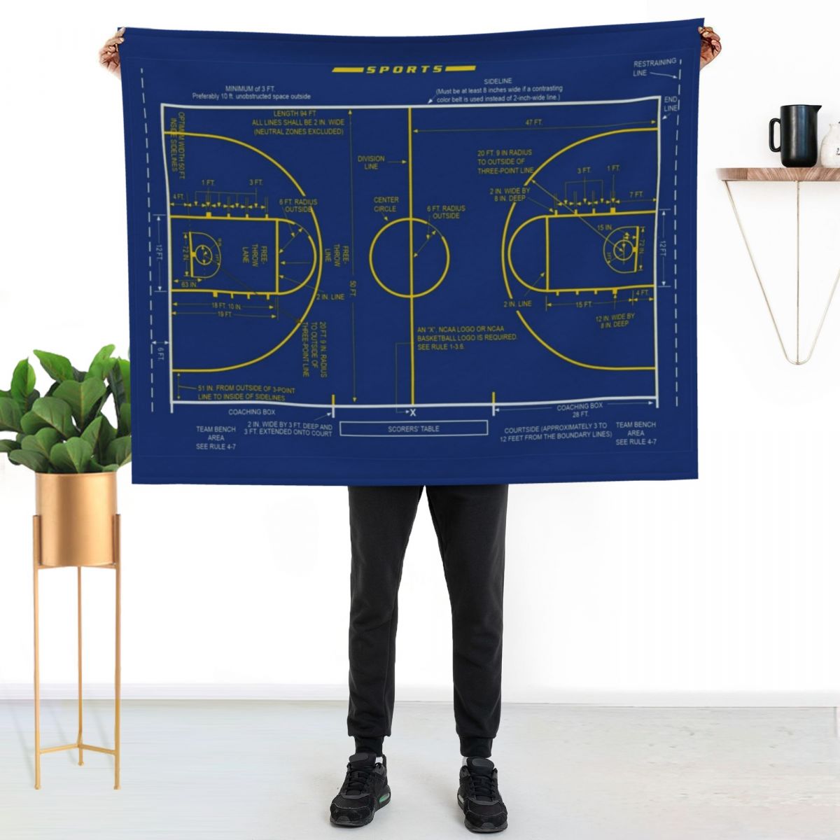 College Basketball Court Diagr - 3D Printing Diagram review and price