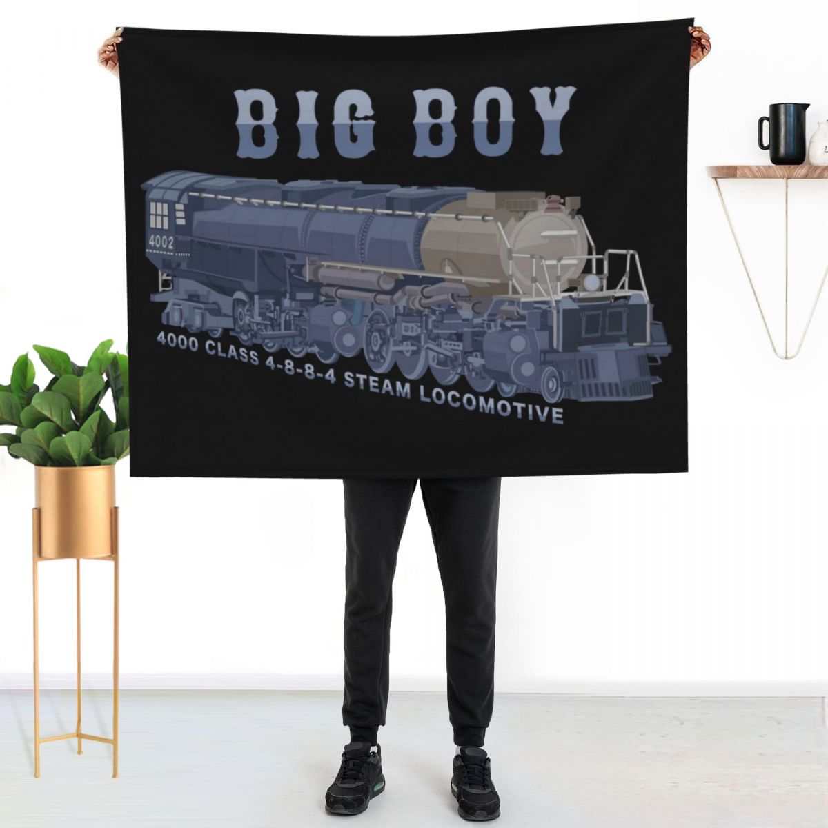 Big Boy Steam Train 4000 Class - 3D Printing Diagram review and price