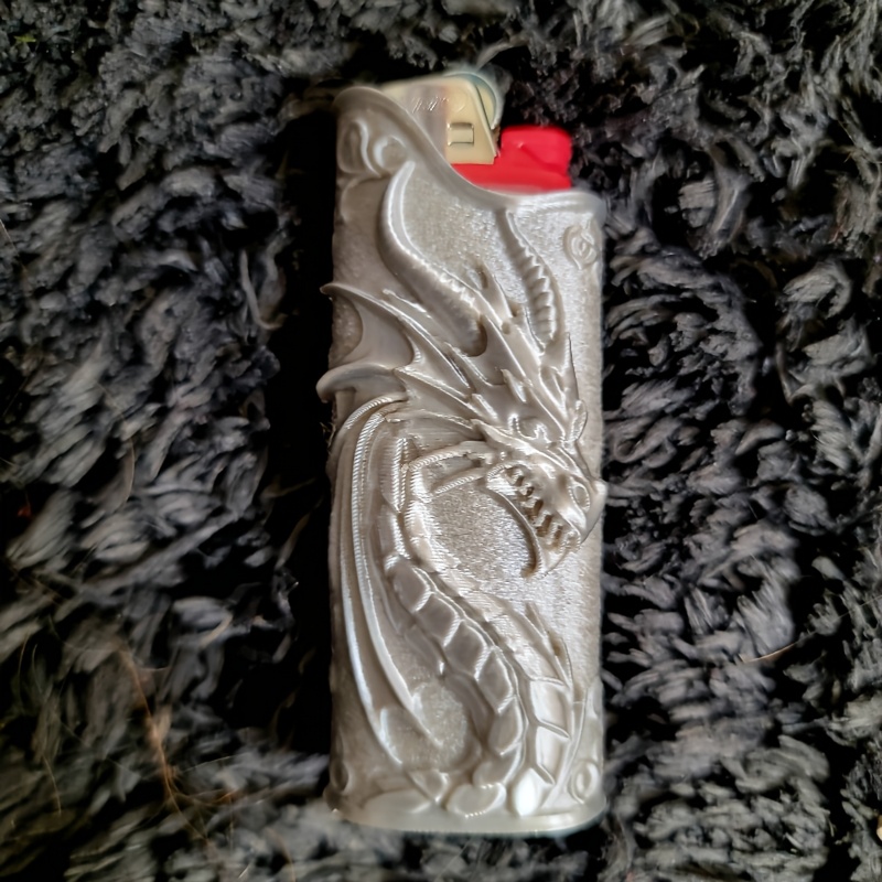 Gothic Embossed Dragon Lighter - 3D Printing Dragon review and price