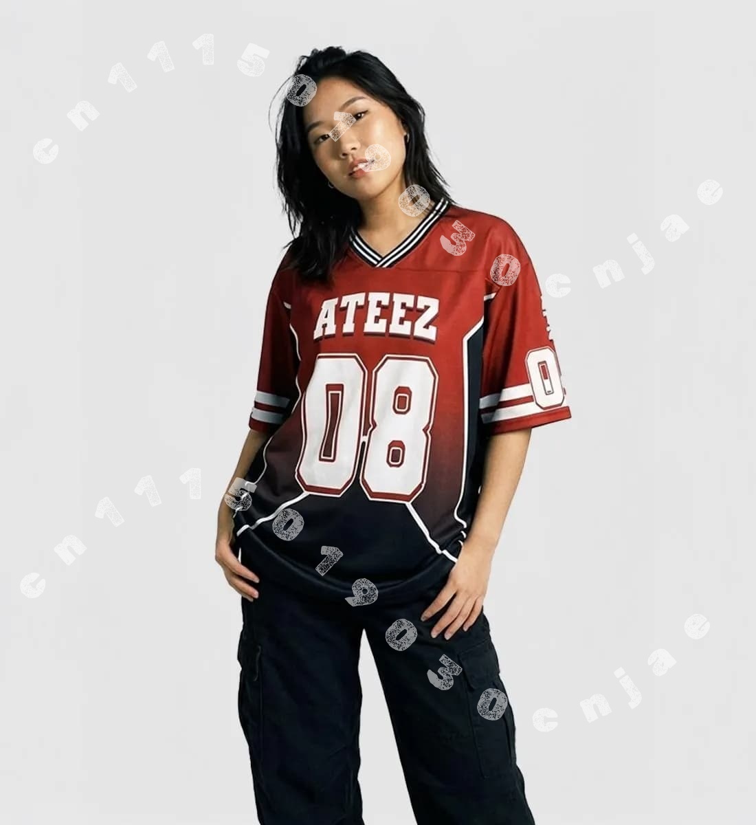 ATEEZ K-pop Jersey, Concert Me - 3D Printing Etsy review and price