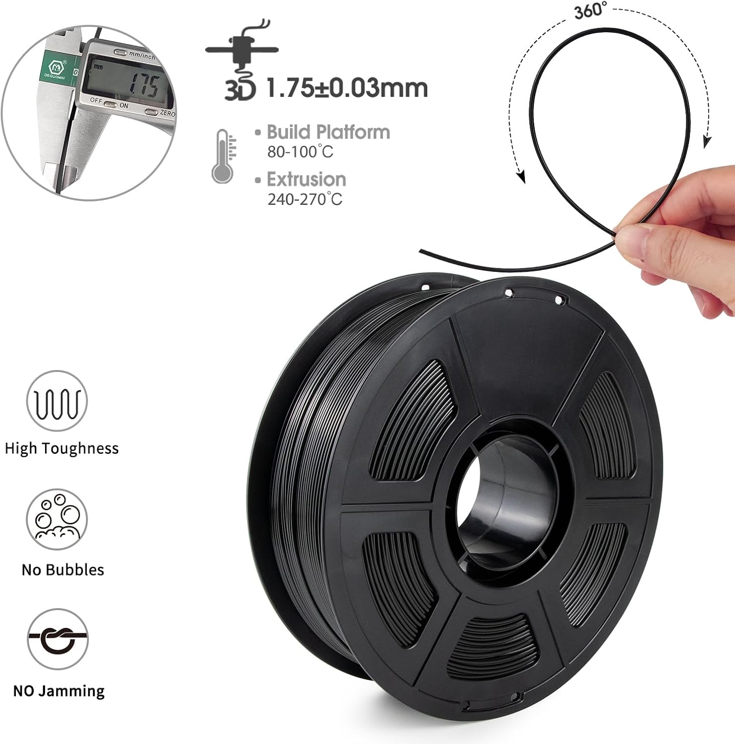 ^For Black ASA Filament Bundle - Asa Filament Outdoor review and price