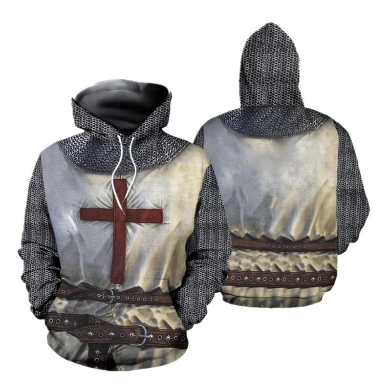 Knights Templar Armor Hoodies  - 3D Printing Knight Armor review and price