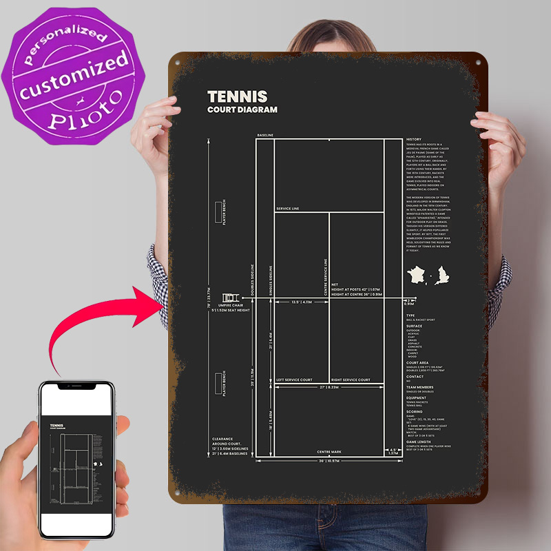 Tennis Court Diagram Blueprint - 3D Printing Diagram review and price