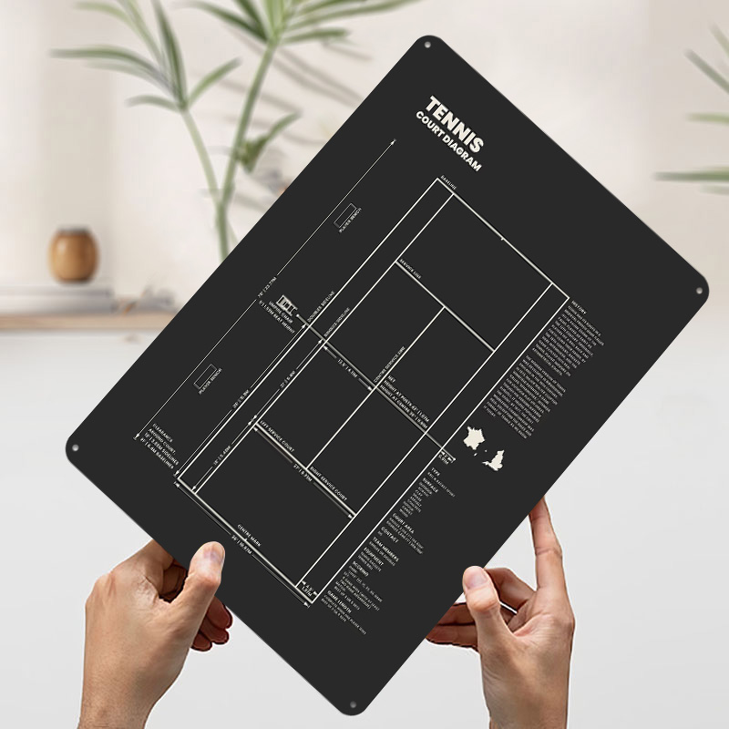 Tennis Court Diagram Blueprint - 3D Printing Diagram review and price
