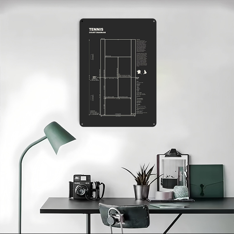 Tennis Court Diagram Blueprint - 3D Printing Diagram review and price