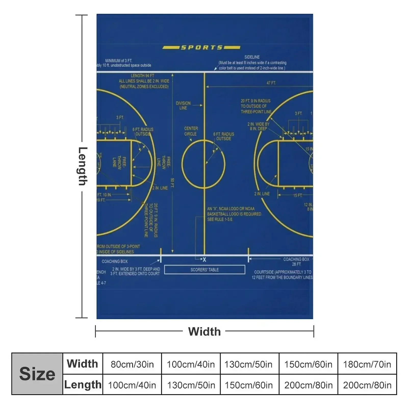 College Basketball Court Diagr - 3D Printing Diagram review and price