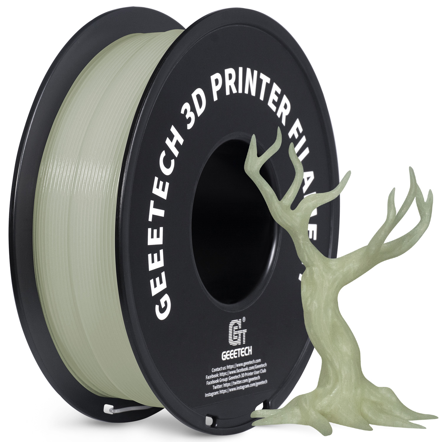 GEEETECH Luminous PLA Filament - Abs Filament Spool review and price